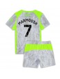 Manchester City Omar Marmoush #7 Alternativní dres pro děti 2025-26 Krátký Rukáv (+ trenýrky)